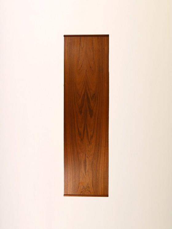 Image 1 of Credenza scandinava d'epoca in teak con venature sorprendenti