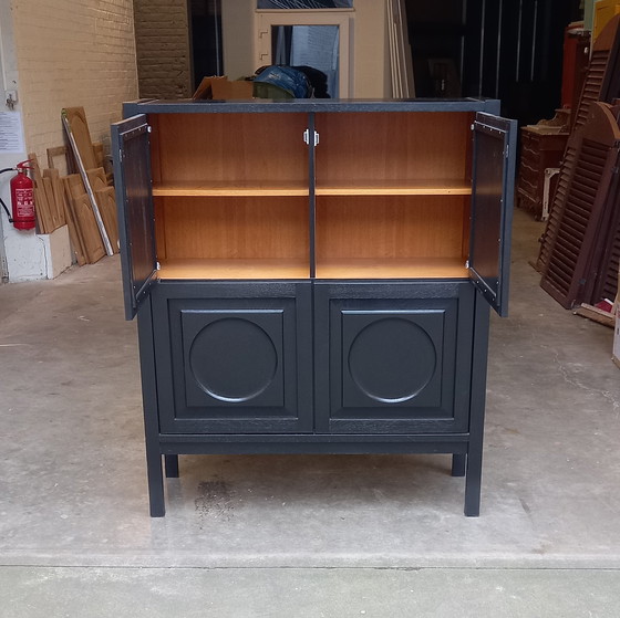 Image 1 of Highboard Dressoir Bar Brutalistische stijl De Coene 1970's