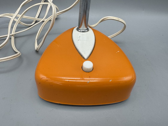 Image 1 of Zeldzame Matsushita / National tafellamp – model FS-193E – beige/oranje – 1970