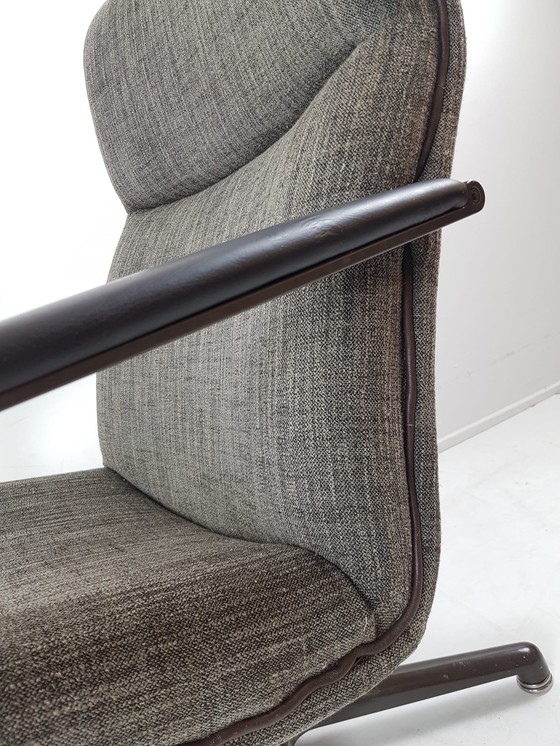 Image 1 of Artifort Drehsessel Grau Braun Melange F154