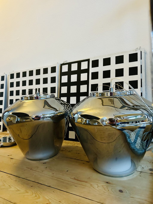 Nova Luce set of two pendant lamps