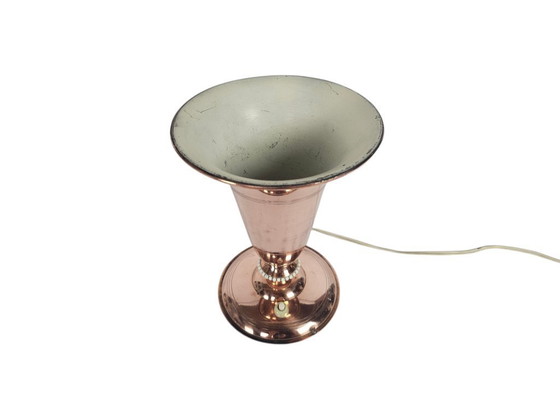 Image 1 of Art déco – Kelchlampe – Kupfer – Stehlampe – Holland – 1. Hälfte des 20. Jahrhunderts