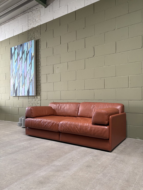 Divano letto De Sede DS-76 in pelle color cognac cammello. – Letti da giorno, Leather (photo 6 of 15)