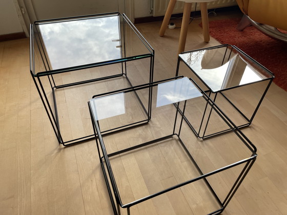 Image 1 of Max Sauze Isocele Nesting Tables - In Perfect Condition