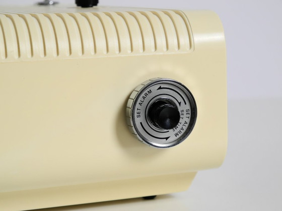 Image 1 of Original 1970s National Panasonic flip-number radio alarm clock model RC-6003B near to mint condition