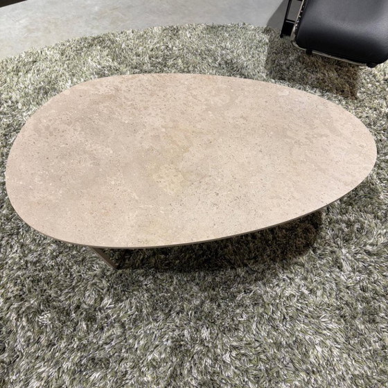 Set di tavolini da caffè Metaform Nobby, Pietra, Metallo, Beige, Modern (foto 3 di 5)