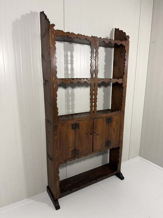 Armadi a muro rustici antichi del 1900, Legno, Marrone (foto 12 di 26)