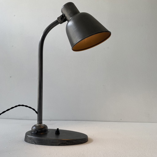 Ancienne Lampe De Bureau Bauhaus « Bur » Modèle 2700