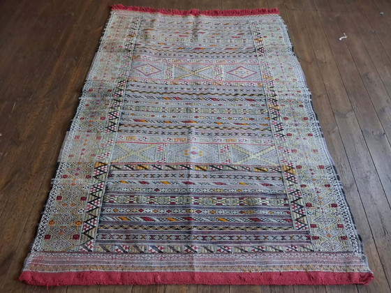 Kilim Berbero fatto a mano 180×125cm, Tappeti, Lana, Multicolore (foto 13 di 14)