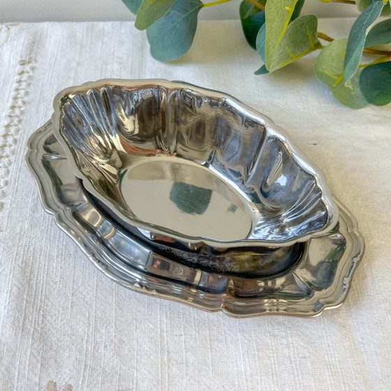 Guy Degrenne Vintage 70s Stainless Steel Gravy Boat – Crockery, Industrieel (photo 4 of 10)