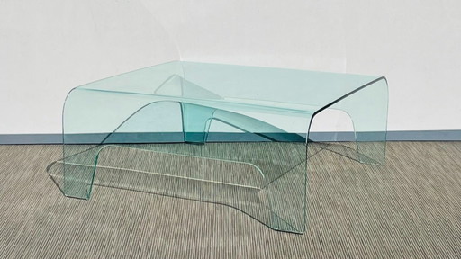 Coffee Table # Vintage 90s # Square Low Table