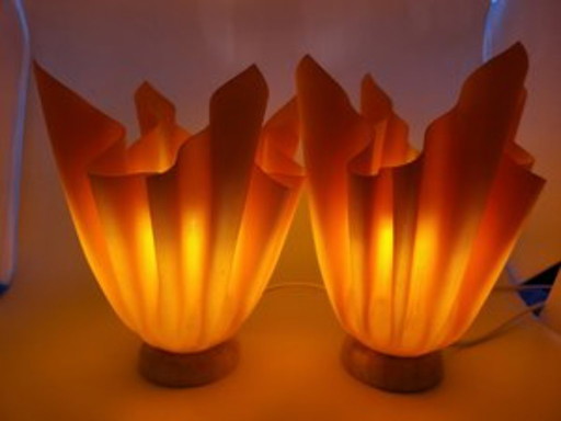 Georgia Jacob France 1970 table lamps Set of 2
