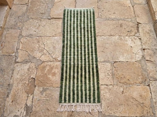 Tapis de couloir marocain tissé à la main 300 cm x 70 cm
