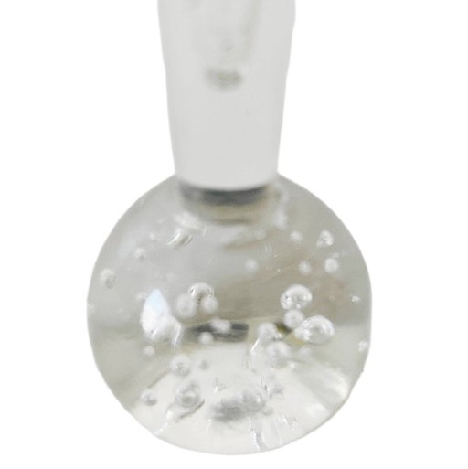 Vintage-Knospenvase aus der Mitte des 20. Jahrhunderts mit Blasenmuster, Kosta Boda, 1970er Jahre