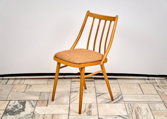 Image 1 of Set van 3 eetkamerstoelen van A. Suman, jaren 60, Tsjechoslowakije
