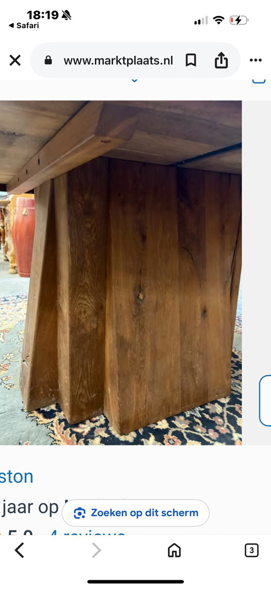 Image 1 of Eettafel Pierre Chabo