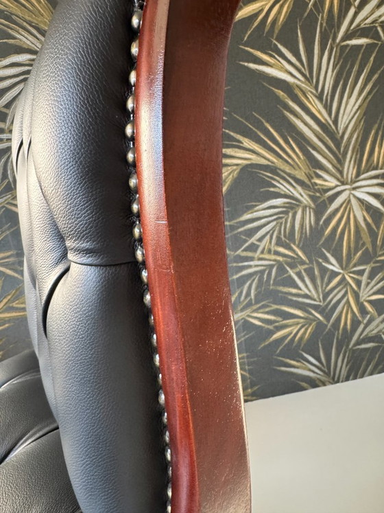 Image 1 of Fauteuil pivotant de style classique/vieil anglais – réglable