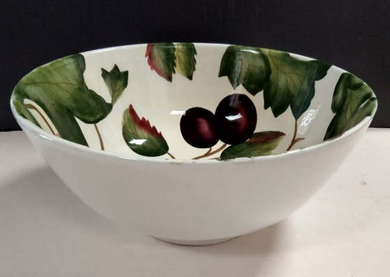 Image 1 of Ciotola grande, motivo frutta, Siaki Dolomite