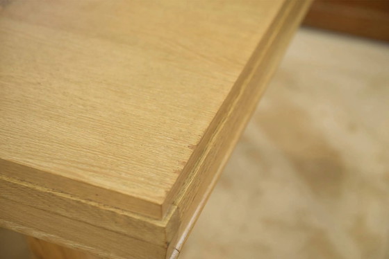 Eichentisch dekorative Kunst 1940er Jahre – Esstische, Holz, Art Deco (photo 12 of 15)