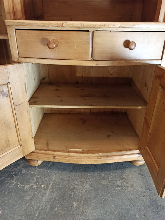 Buffet ancien en pin massif – Armoires murales, Wood (photo 9 of 15)
