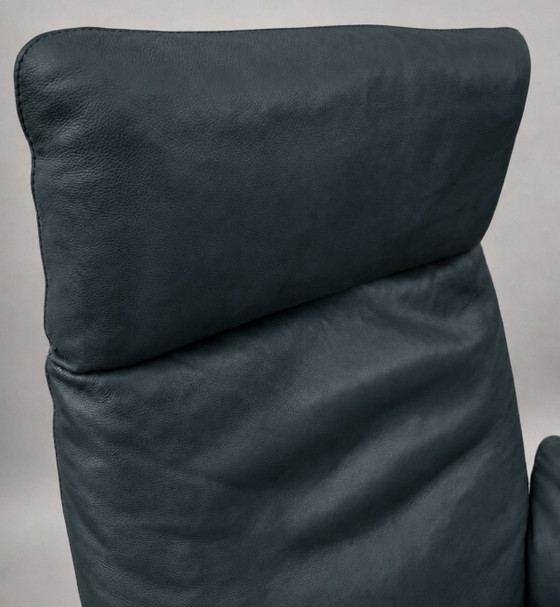 2 sillones FSM Shelby – Cuero color petróleo – Leather, Metal (photo 14 of 15)
