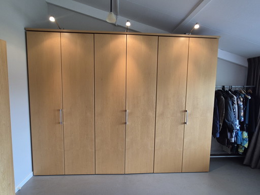 Hülsta La Vela Linen Cabinet Maple Veneer Folding Doors