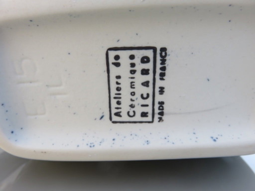 Zeldzame keramische "Ricard" kan, verzamelobject, RICARD keramiekwerkplaatsen, Frankrijk, 1960