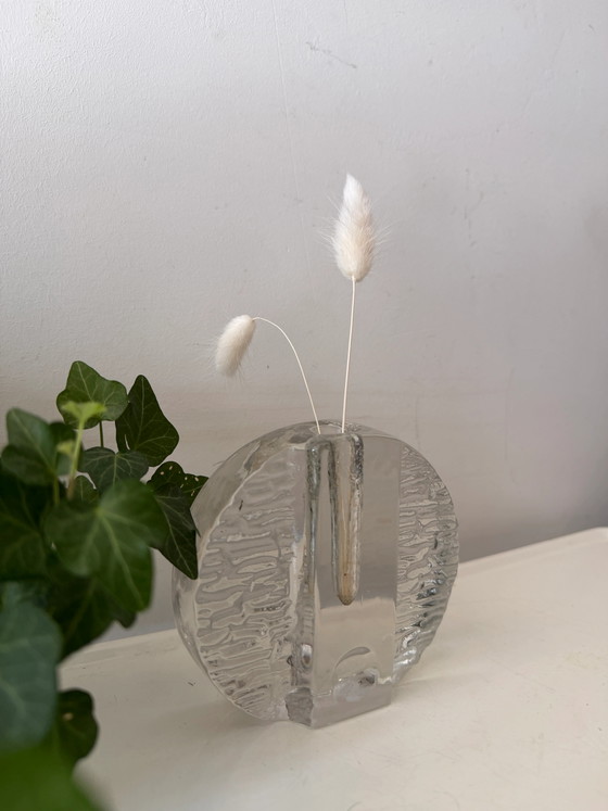 Vaso blocco soliflore in cristallo – Vasi, Crystal, Glass, Vintage (photo 2 of 3)