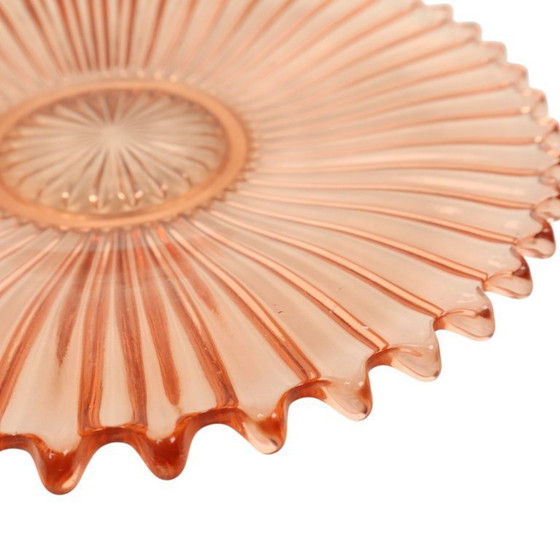 Image 1 of Art Deco Fruit Bowl Pink