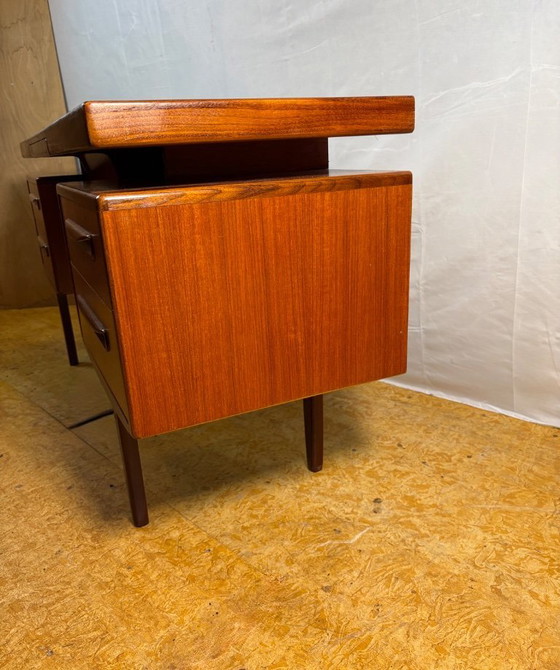 Image 1 of Mid-Century Retro Vintage Teak Desk / Dressing Table by G Plan – Fresco Range 1960.    Designed by Victor Wilkins • Afromosia Ed