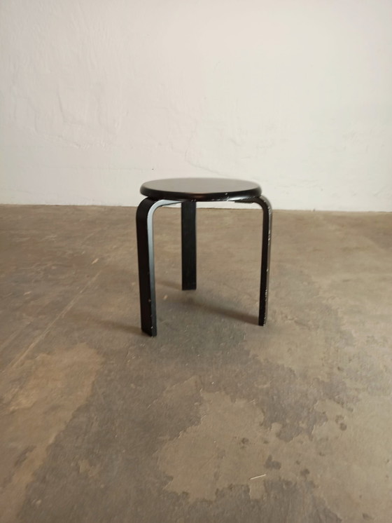 Sgabello nero vintage – Sgabelli, Wood (photo 2 of 14)
