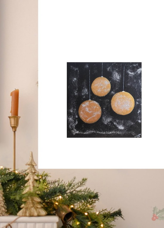 Image 1 of Kerst schilderij