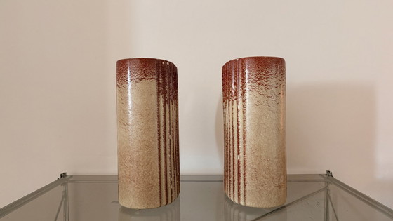 Image 1 of Pair of Bertoncello vases – Italian ceramics – 1970s