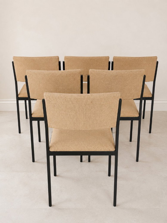 Image 1 of 6 chaises Pastoe SM07 de Cees Braakman, années 1960