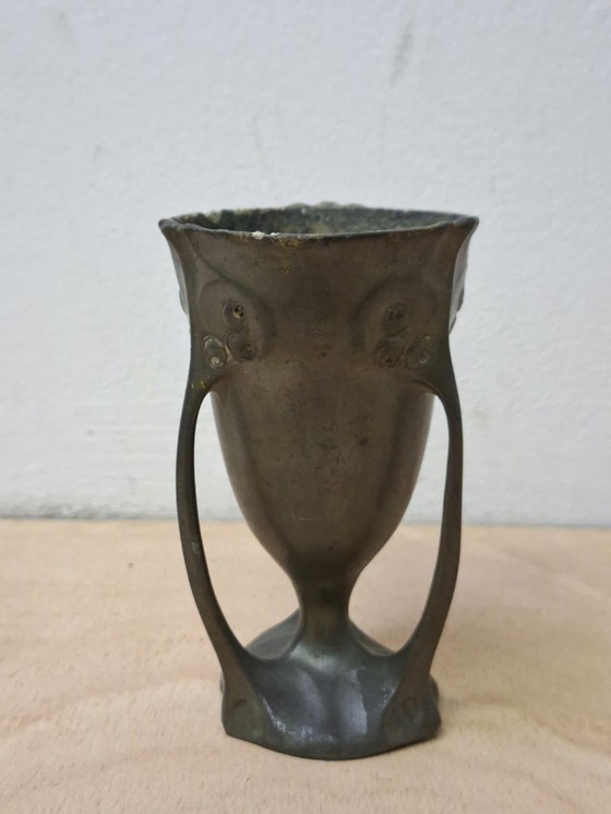 Image 1 of Antica tazza in peltro Kayserzinn Art Nouveau