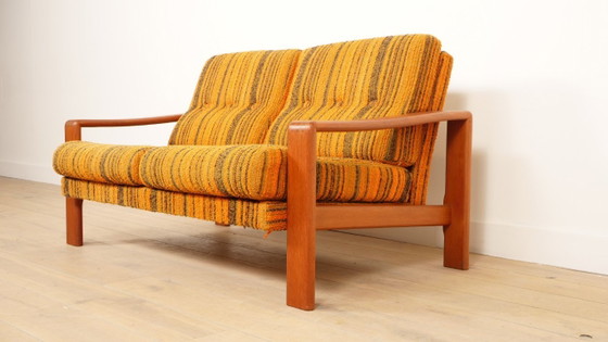 Image 1 of Vintage 2-zits bank | Teak | Retro