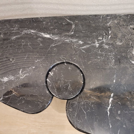 Image 1 of Consolle EROS, marmo nero marquina, Angelo Mangiarotti per Skipper, 1970 – Italia