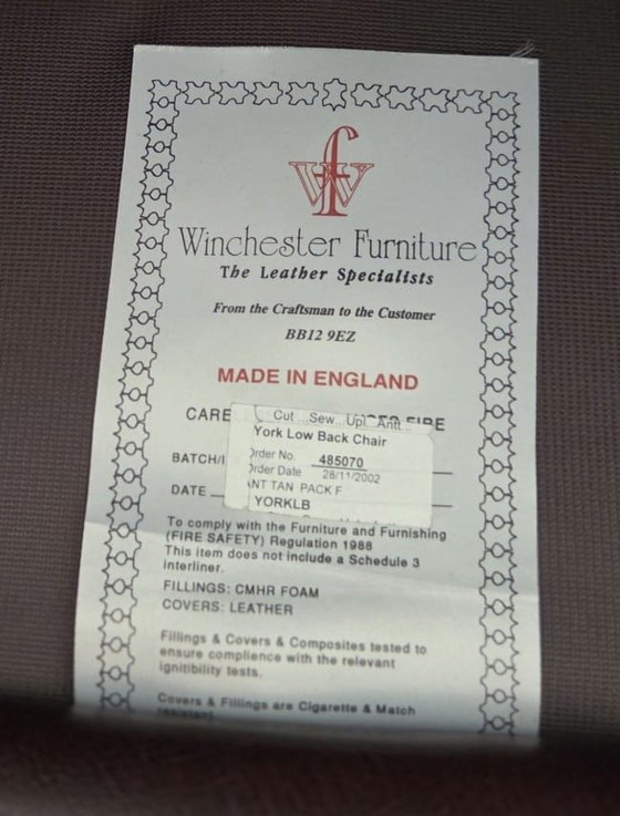 Winchester Chesterfield – Winchester Furniture, Sofas, Leather, Wood (photo 4 of 5)
