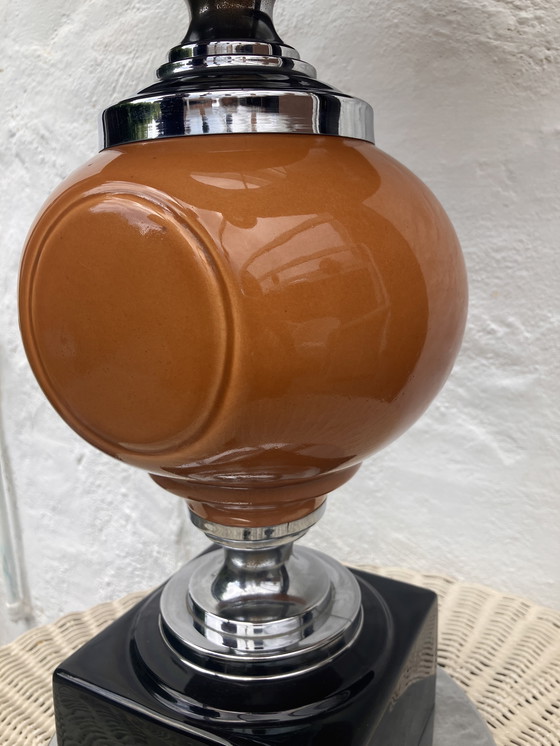 Image 1 of 1970's imposing table lamp