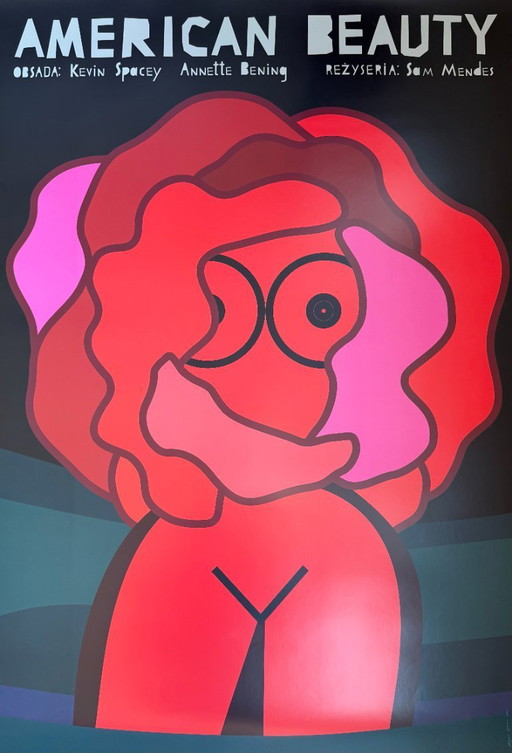 P. Longawa – original poster, inspired by the movie American Beauty.