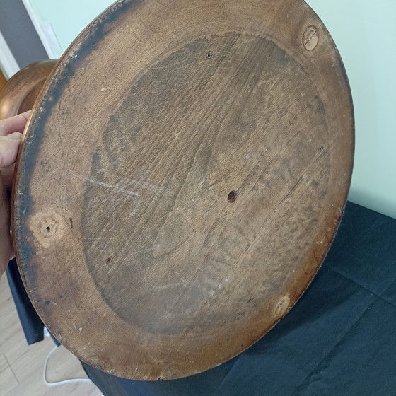 Image 1 of Antieke piëdestal / sokkel – Napoléon III stijl – 19e eeuw – massief notelaar