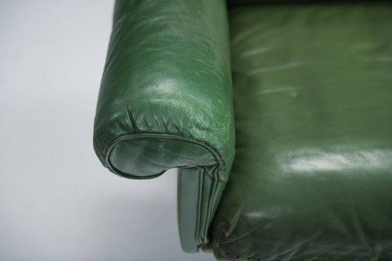 Image 1 of Magnifique et très rare canapé DS-31 en cuir vert, conçu par Team De Sede pour De Sede Swiss.