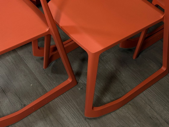 Image 1 of Vitra Tip Ton | Set of 6 | Orange