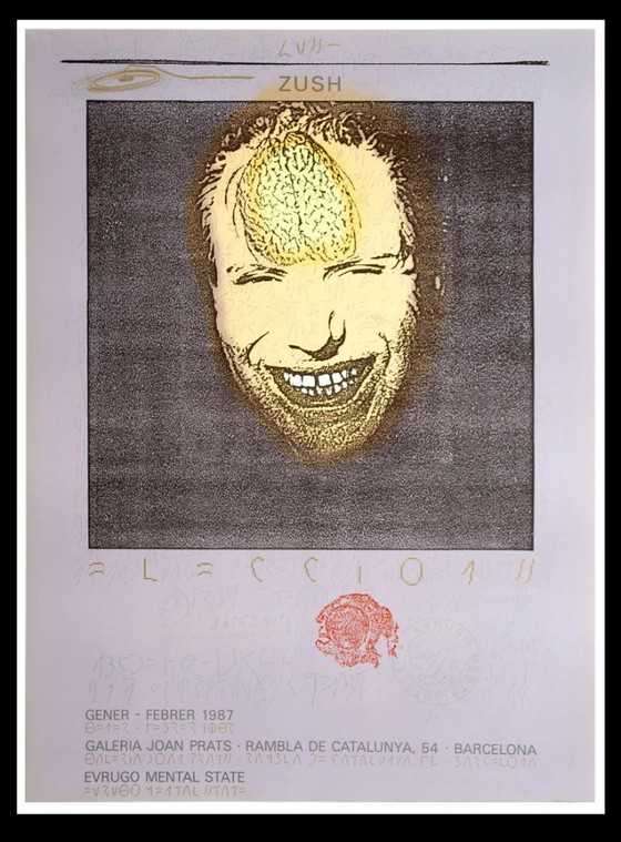 Image 1 of Zush - Galeria Joan Prats - 1987 - Manifesto della mostra