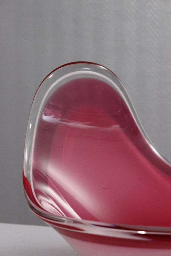 Image 1 of XXL Sommerso Cup "Shell" Flygsfors design Paul Kedelv 1957