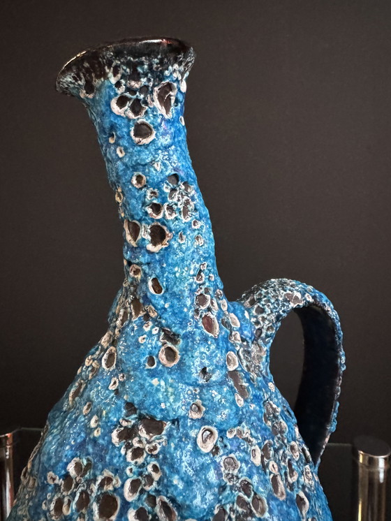 Image 1 of Brocca in ceramica con schiuma Vallauris, anni '60