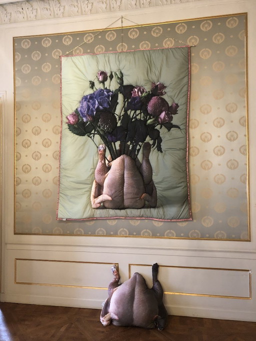 Wandtapijt YOGA VASE