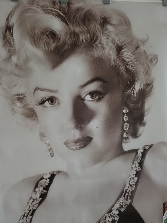 Image 1 of Vintage abri poster Marilyn Monroe Grolsch 2005