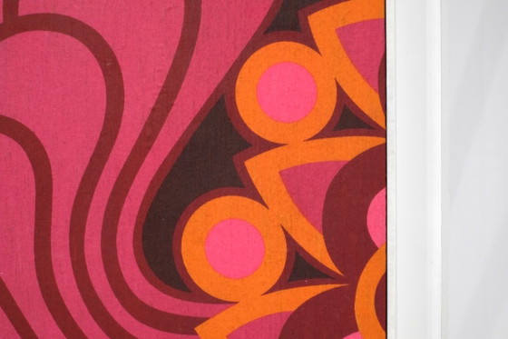 Pair of Pop Art Art Prints, pink and orange, Paper, Wood (photo 7 of 15)