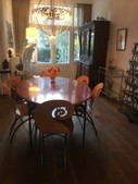 Maroeska Metz eettafel met 6 stoelen